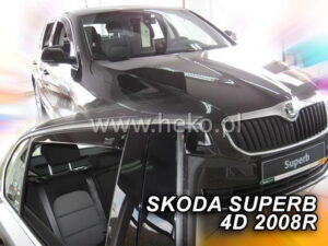 Owiewki SKODA Superb II 4d 2008-2015 (owiewki tylne w zestawie)