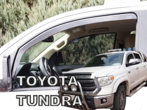 Owiewki TOYOTA Tundra II 4d 2006-2021 Crewmax/Double Cab (tylko owiewki przednie)