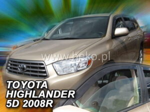 Owiewki TOYOTA Highlander 5d 2007-2013 (tylko owiewki przednie)