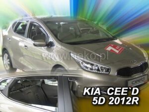 Owiewki KIA Ceed II 5d 2012-2018 htb (owiewki tylne w zestawie)