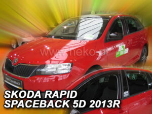 Owiewki SKODA Rapid 5d spaceback 2013-2019 (owiewki tylne w zestawie)