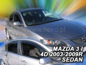 Owiewki MAZDA 3 I 4d 08.2003-2009 sedan (owiewki tylne w zestawie)