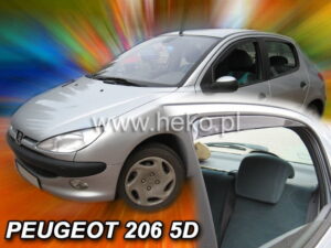 Owiewki PEUGEOT 206 /(+)5D 1998-2012 (owiewki tylne w zestawie)