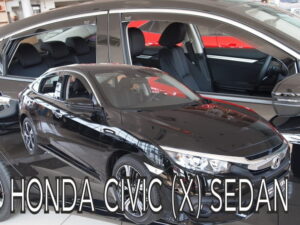 Owiewki HONDA Civic X 4d 2017-2021 sedan (owiewki tylne w zestawie)