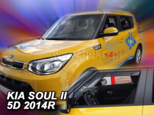 Owiewki KIA Soul 5d 2014-2019-> (tylko owiewki przednie)