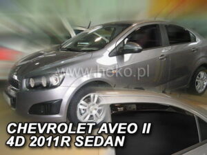 Owiewki CHEVROLET Aveo III T300 4d 2011-2020 sedan (owiewki tylne w zestawie)