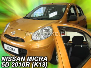 Owiewki NISSAN Micra K-13 5d 11.2010-2017 (owiewki tylne w zestawie)